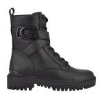 GUESS Women's Orana Black Combat Boots, Size 9.5