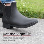 Chooka Women's Black Waterproof Plush Chelsea Booties