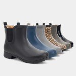 Chooka Women's Black Waterproof Plush Chelsea Booties