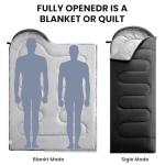 4-Season Waterproof Sleeping Bag for Camping & Hiking