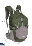 18L Hydration Pack with 3L Reservoir, Green