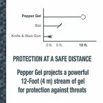 Sabre Pepper Gel with UV Marking Dye, 25 Bursts
