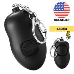 Personal Alarm Keychain with LED Light for Women