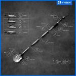 Tyger Heavy-Duty Folding Shovel with 16 Tools