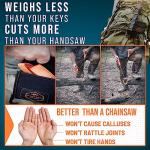 CAMPNDOOR 36 Inch Pocket Chainsaw for Survival
