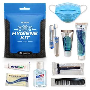 USA-Made Go2Kits Toiletry & PPE Kit (1 Pack)
