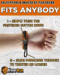 Atomic Bear Paracord Bracelet 2-Pack - Survival Gear