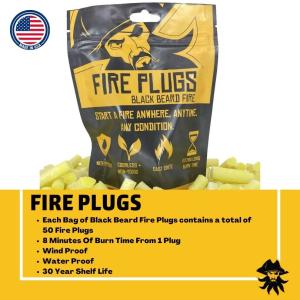 Black Beard Fire Starter - Made in USA