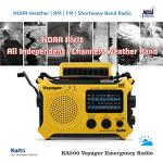Kaito KA500 Emergency Radio with Solar and Crank