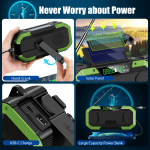 iFanze Solar Hand Crank Emergency Weather Radio