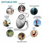 Personal Alarm Keychain with Loud Siren & Light