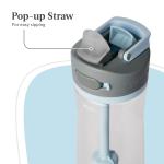 Prepper's Water Bottle with Filter & Straw Lid