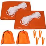 Emergency survival tents for outdoor activities - 2 pack