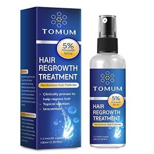 Minoxidil for Men and Women Hair Growth: 5% Minoxidil Spray Hair Regrowth Treatment Serum Stop Hair Thinning and Hair Loss For Stronger Thicker Longer Hair 100ml