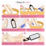 Professional Pedicure Kit, Stainless Steel Heel Scraper for Women Feet Care, Foot Pumice Stone for Feet Hard Skin Remover in Shower, Pumice Stone and Brush for Feet Callus Removal at Home/Salon