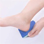 WELANGBN Foot Pumice Stone for Feet Hard Skin Callus Remover and Scrubber (Pack of 2) (Blue&Purple)
