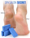 Maryton New Sharper Pumice, Professional Pedicure Tools Foot Scrubber Salon Disposable Pumice Stone Callus Remover for Feet, 40Pcs (Blue)