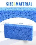 Maryton New Sharper Pumice, Professional Pedicure Tools Foot Scrubber Salon Disposable Pumice Stone Callus Remover for Feet, 40Pcs (Blue)