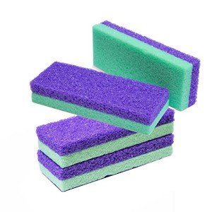 Karlash Professional Pedicure Foot Pumice Stone for Feet Skin Callus Remover and Scrubber for Dead Skins 2 Sided (Pack of 2)