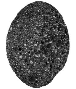 Natural Lava Stone Pumice Pedicure Foot Exfoliator - Callus Remover for Dead Skin, Hands & Feet (Black)