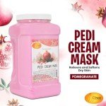 SPA REDI - Body and Foot Cream Mask, Pomegranate, 128 Oz - Pedicure Massage for Tired Feet and Body, Hydrating, Fresh Skin - Infused with Hyaluronic Acid, Amino Acids, Panthenol, Comfrey Extract