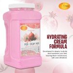 SPA REDI - Body and Foot Cream Mask, Pomegranate, 128 Oz - Pedicure Massage for Tired Feet and Body, Hydrating, Fresh Skin - Infused with Hyaluronic Acid, Amino Acids, Panthenol, Comfrey Extract