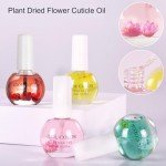 Flowery Scented Cuticle Oil, Infused with Real Flowers, Cuticle Revitalize Oil, Nail Oil For Growth And Strength, Cuticle Remover - Nail Strengthener - Cuticle Softener (0.5 fl.oz, ROSE)