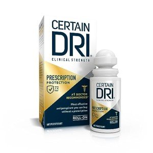 Certain Dri Prescription-Strength Clinical Antiperspirant Roll-On - 72-Hour Fragrance-Free Sweat Protection for Excessive Sweating & Hyperhidrosis - 15% Aluminum Chloride - Doctor-Recommended - 1.2oz