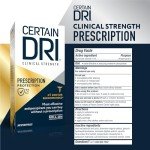 Certain Dri Prescription-Strength Clinical Antiperspirant Roll-On - 72-Hour Fragrance-Free Sweat Protection for Excessive Sweating & Hyperhidrosis - 15% Aluminum Chloride - Doctor-Recommended - 1.2oz