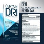 Certain Dri Everyday Strength Clinical Antiperspirant – 72HR Sweat Protection for Hyperhidrosis, Doctor Recommended – Travel-Friendly, Fresh Scent, (2.6 oz)