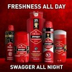Old Spice Antiperspirant Deodorant for Men, 24/7 Sweat & Odor Protection, 24/7 Lasting Freshness, Invisible Solid, Swagger with Cedarwood Scent, 3.4 oz (Pack of 3)