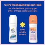 Dry Idea Roll-On Deodorant & Antiperspirant | 2X Longer Sweat Protection | 72-Hour Odor Protection | Unscented & Hypoallergenic for Sensitive Skin, 3.25 oz