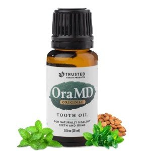 OraMD Original Tooth Oil - Healthy Gums, Fresh Breath and Helps with Sensitive Teeth - All-Natural Solution Better Than Mouthwash (1-Pack)