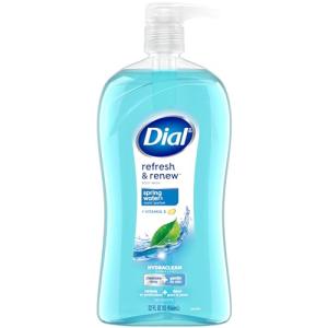 Dial Refresh & Renew Spring Water Body Wash, 32 oz