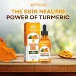 Turmeric Oil – Dark Spot Facial Serum for Face & Body – Natural Skin Brightening Serum & Hyperpigmentation Treatment – Turmeric Glow Serum Cleanses, Fights Acne, Evens Tone, Scars – for All Skin Types