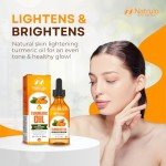 Turmeric Oil – Dark Spot Facial Serum for Face & Body – Natural Skin Brightening Serum & Hyperpigmentation Treatment – Turmeric Glow Serum Cleanses, Fights Acne, Evens Tone, Scars – for All Skin Types