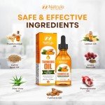 Turmeric Oil – Dark Spot Facial Serum for Face & Body – Natural Skin Brightening Serum & Hyperpigmentation Treatment – Turmeric Glow Serum Cleanses, Fights Acne, Evens Tone, Scars – for All Skin Types