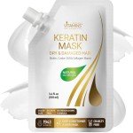 VITAMINS hair cosmetics Keratin Hair Mask Deep Conditioner - Biotin Collagen Protein & Castor Oil Repair for Dry Damaged Hair - Conditioning Treatment for Curly or Straight Thin Fine Locks