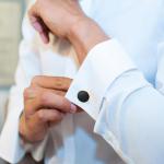 Classic Silver and Gold Cufflinks Set for Men