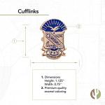 Phi Beta Sigma Silver Cufflinks for Fraternity Wear