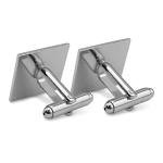 American Flag Black White Tactical Square Cufflinks