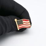 Silver American Flag Cufflinks for Men and Women