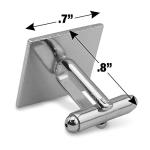 Trump Flag Square Silver Cufflink Set