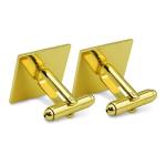 Thin Blue Line American Flag Silver Cufflinks Set