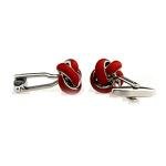 MRCUFF Red Knot Cufflinks with Gift Box