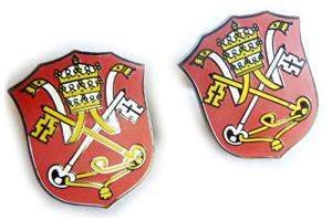 Vatican Coat of Arms Silver Cufflinks Set