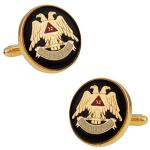 Scottish Rite Silver Cufflinks with Gift Box