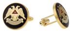 Scottish Rite Silver Cufflinks with Gift Box