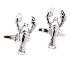 Lobster Maine Silver Cufflinks with Gift Box