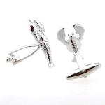 Lobster Maine Silver Cufflinks with Gift Box